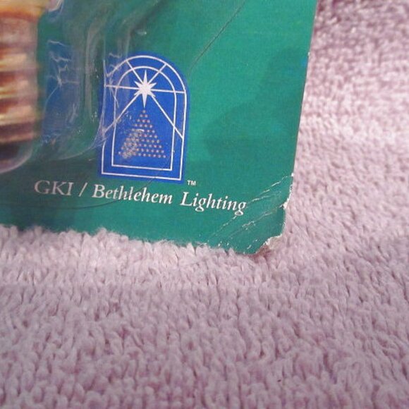 New Vintage Bethlehem Glitter Stars Bubble Light Bulbs for Christmas Tree Socket - Picture 7 of 12